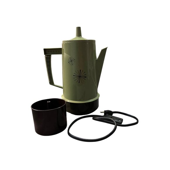Regal Other - Vintage Regal Poly Perk Coffee Percolator Avocado Green 4–8 Cup Tested Used